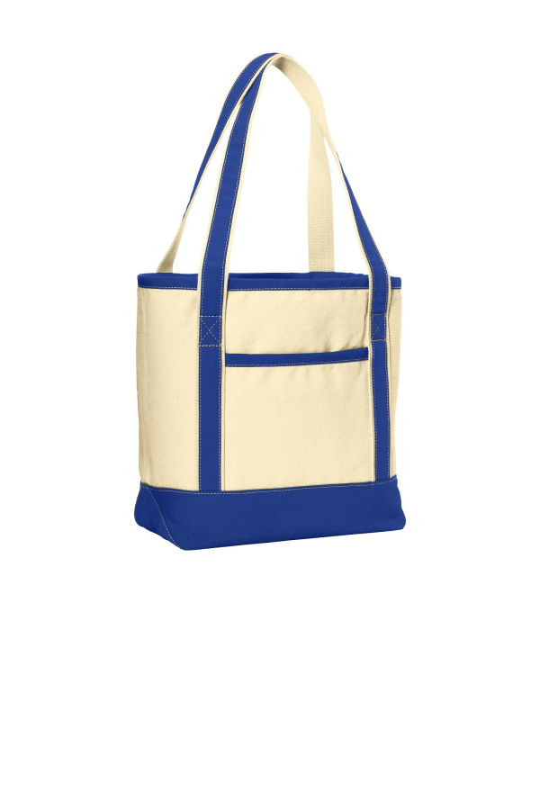 Port Authority Embroidered Medium Canvas Boat Tote