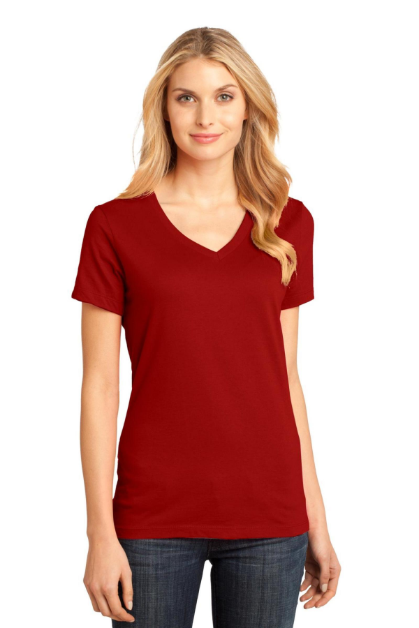 District Embroidered Women's Perfect Weight V-Neck Tee