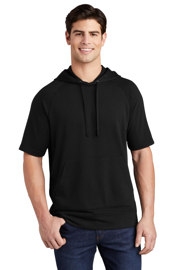 Sport-Tek Embroidered Men's Tri-Blend Short Sleeve Hoodie