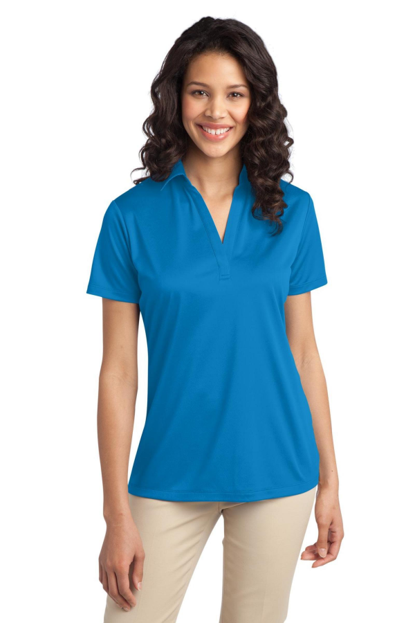 Port Authority Embroidered Women's Silk Touch Performance Polo