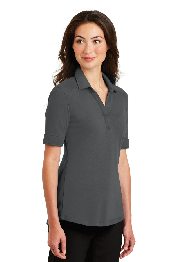 Port Authority Embroidered Women's Silk Touch Interlock Performance Polo