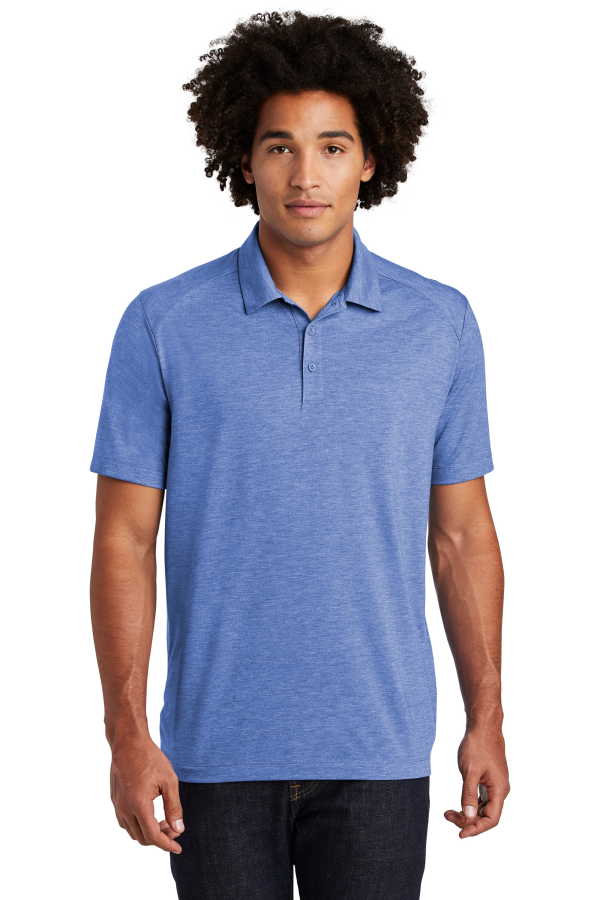 Sport-Tek Embroidered Men's PosiCharge Tri-Blend Wicking Polo