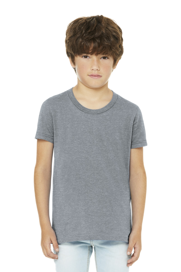 Bella + Canvas Embroidered Youth Jersey Short Sleeve Tee