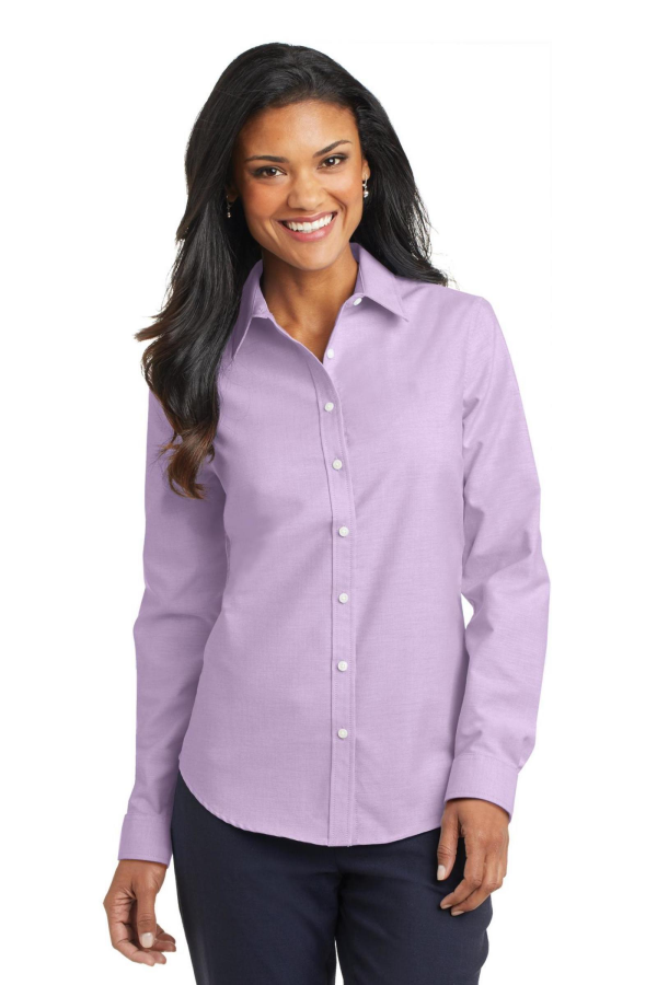 Port Authority Embroidered Women's SuperPro Oxford Shirt