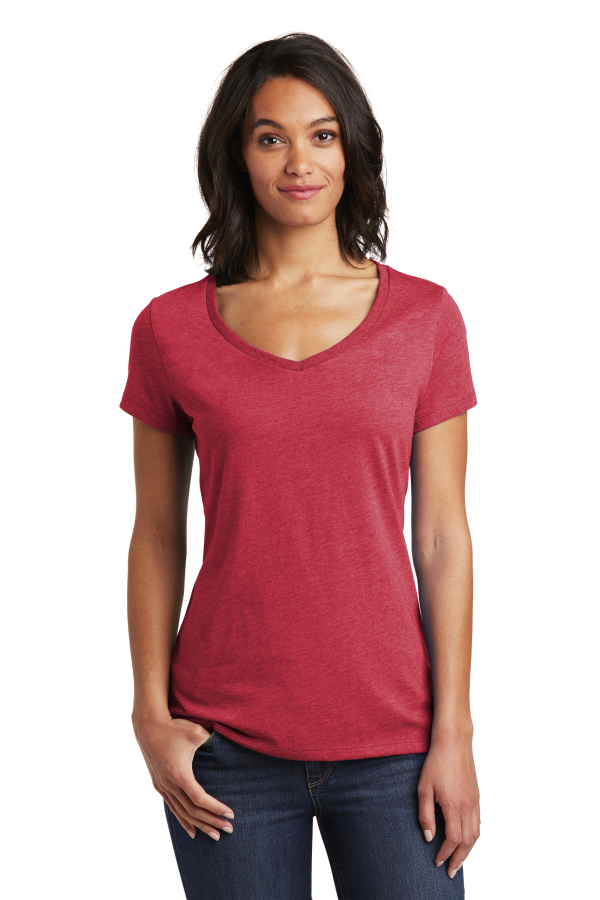 District Embroidered Women's Very Important Tee V-Neck