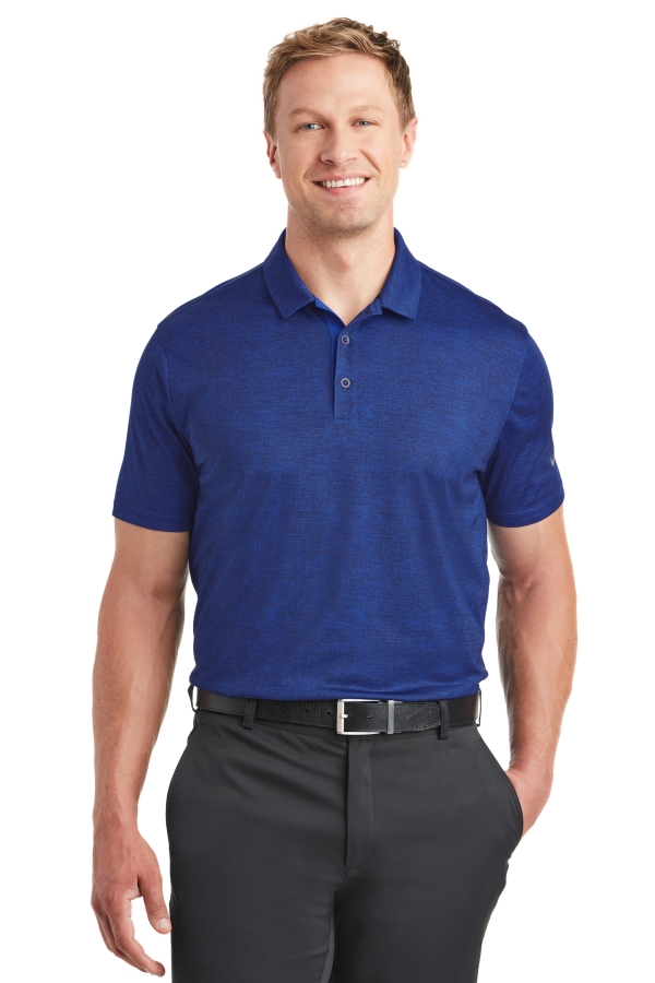 Nike Embroidered Men's Dri-FIT Crosshatch Polo