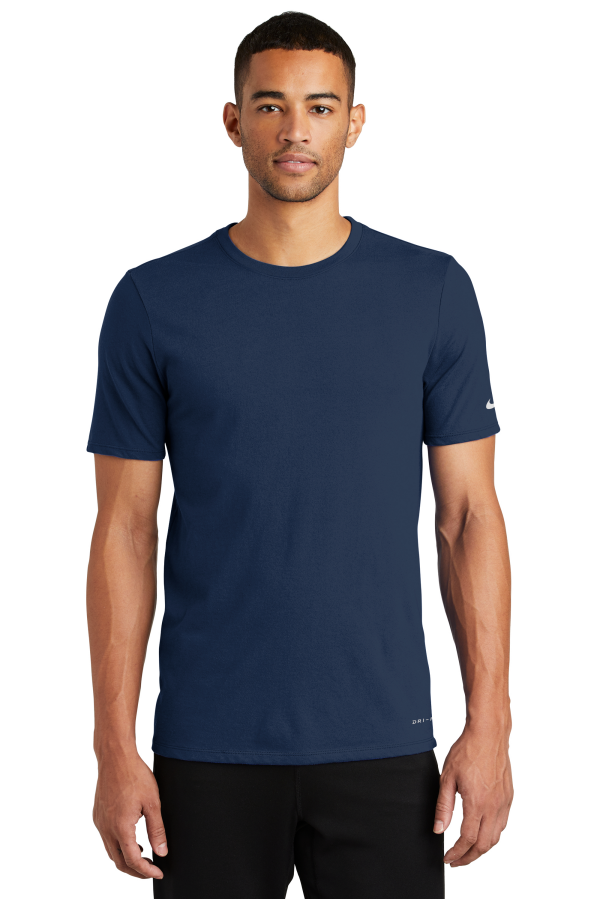 Nike Embroidered Men's Dri-FIT Cotton/Poly Tee