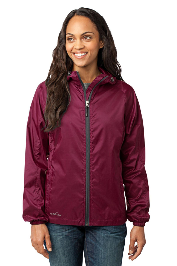 Eddie Bauer  Embroidered Women's Packable Shell Jacket