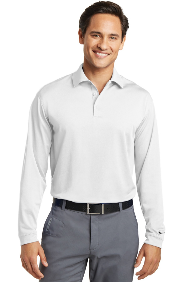 Nike Golf Embroidered Men's Long Sleeve Dri-FIT Stretch Tech Polo