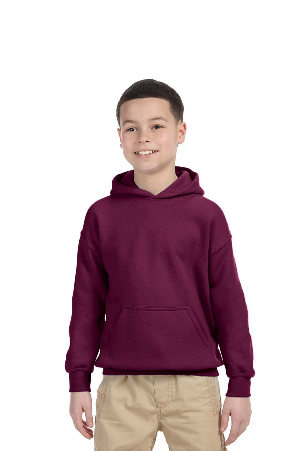 Gildan Embroidered Youth Hooded Sweatshirt