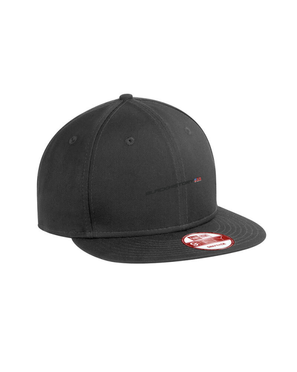 New Era Embroidered Flat Bill Snapback Hat