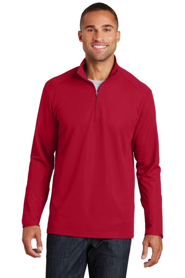 Port Authority Embroidered Men's Pinpoint Mesh 1/2-Zip