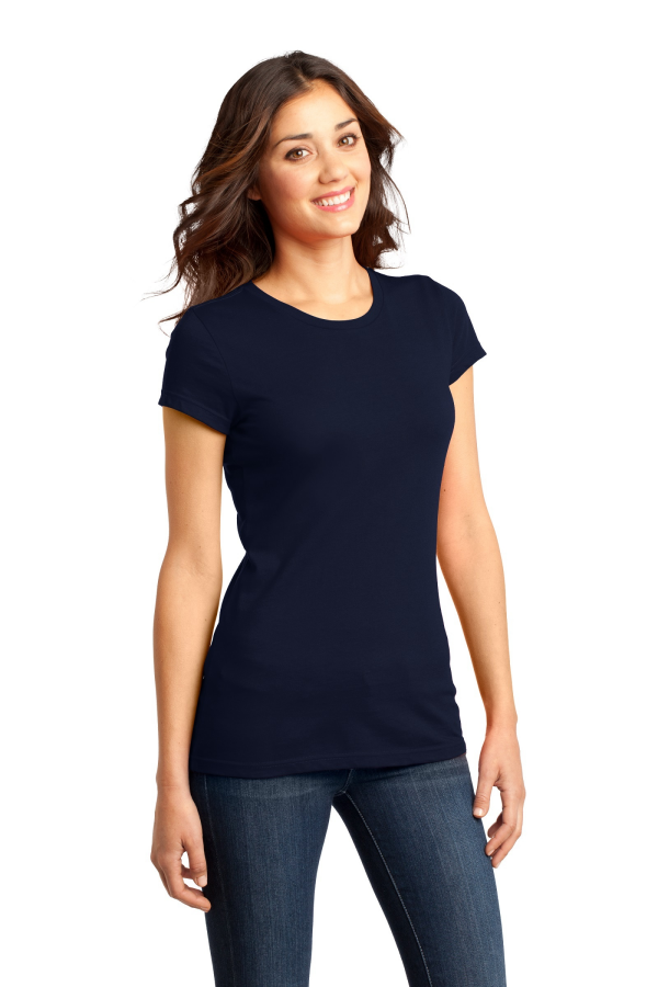 District Embroidered Women's Fitted Very Important Tee